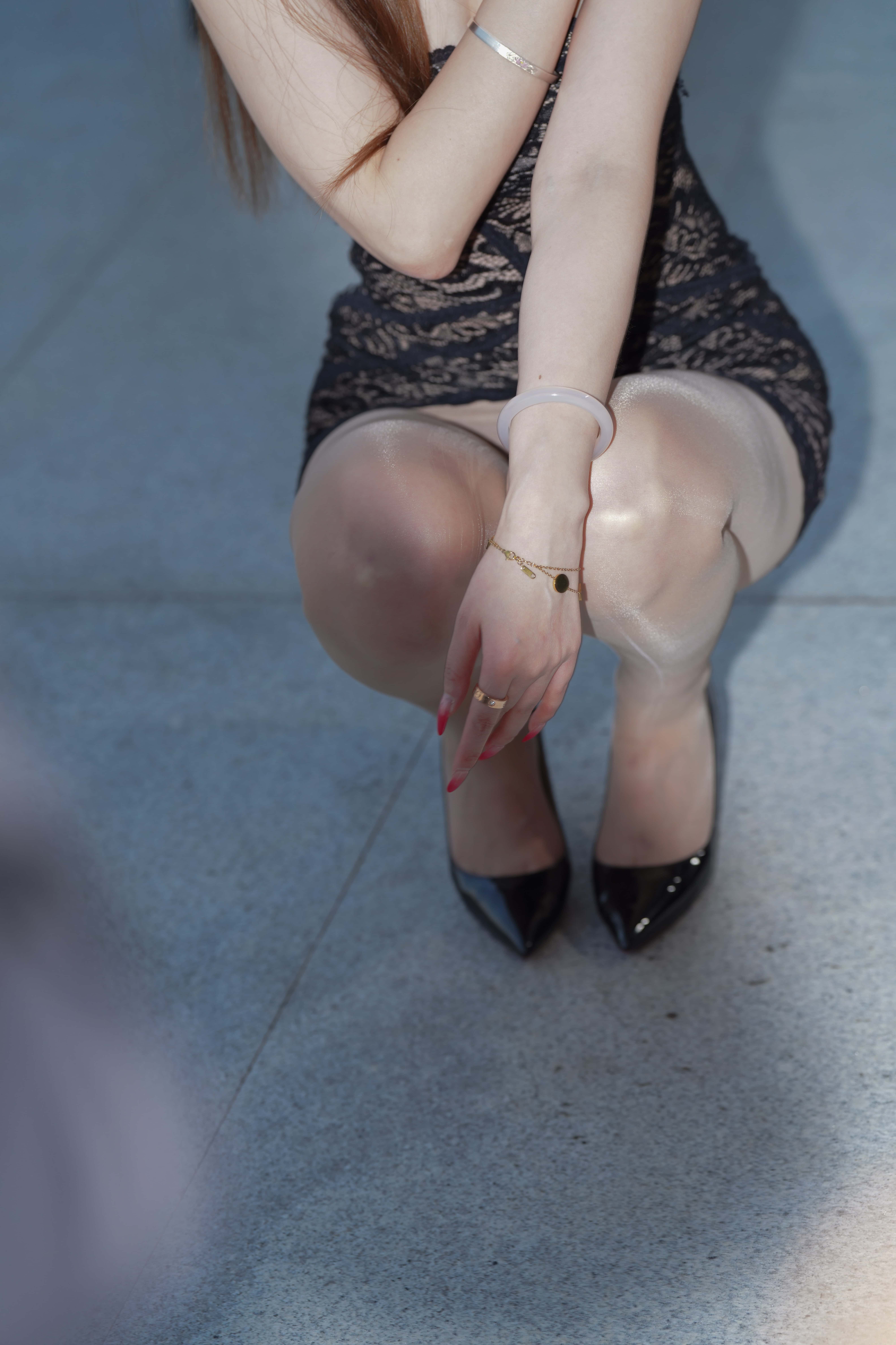 No.10089 黑色蕾丝裙肉丝美腿 [188P-2.58GB]