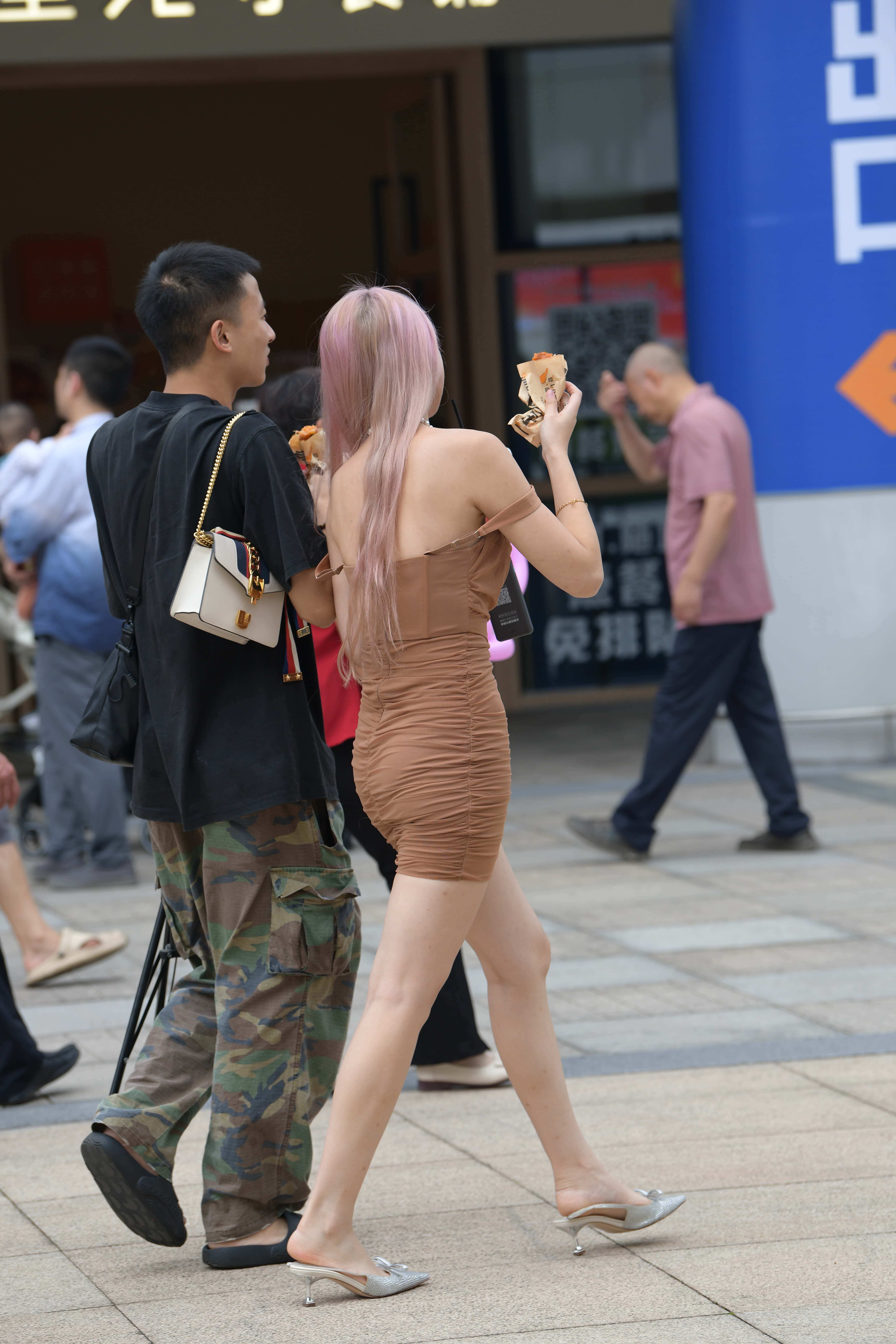 GS-T1022 包臀抹胸裙小姐姐 【60P  1.35G】