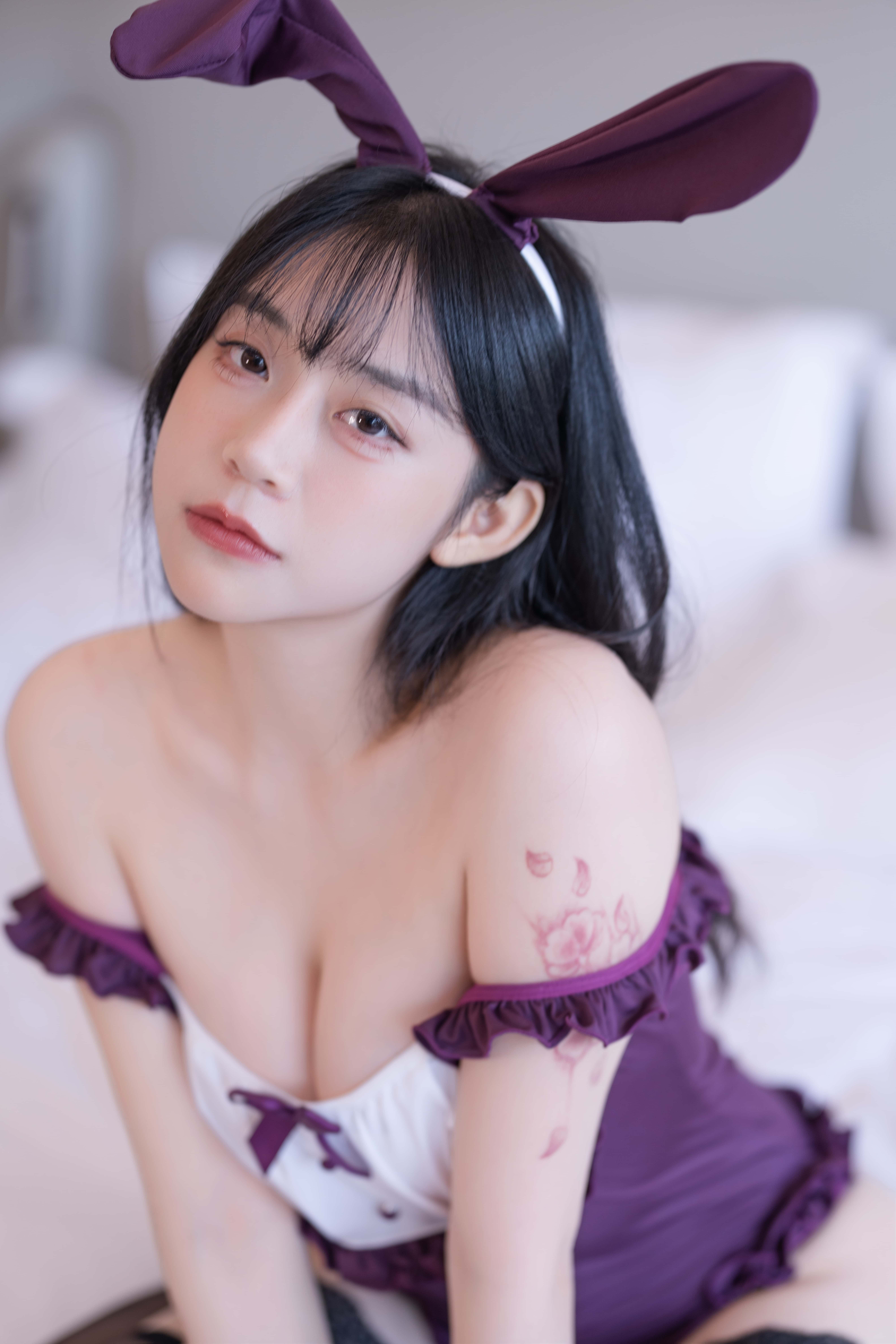 GS-Y0309 紫调兔耳，邂逅温柔 一元同学Jodie [57P-758MB]