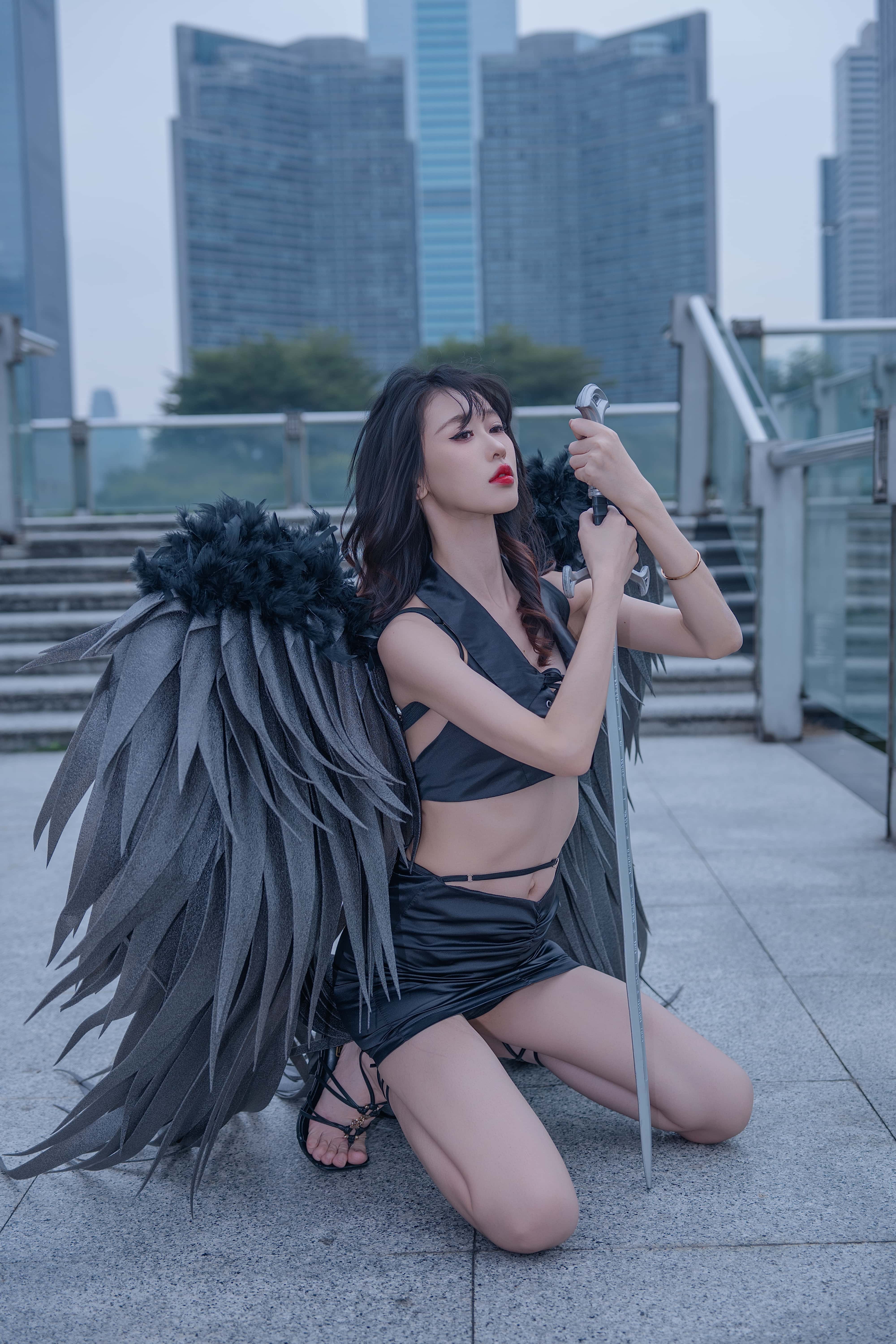 GS-Y0393 黑天使 叫我GG [49P-556MB]
