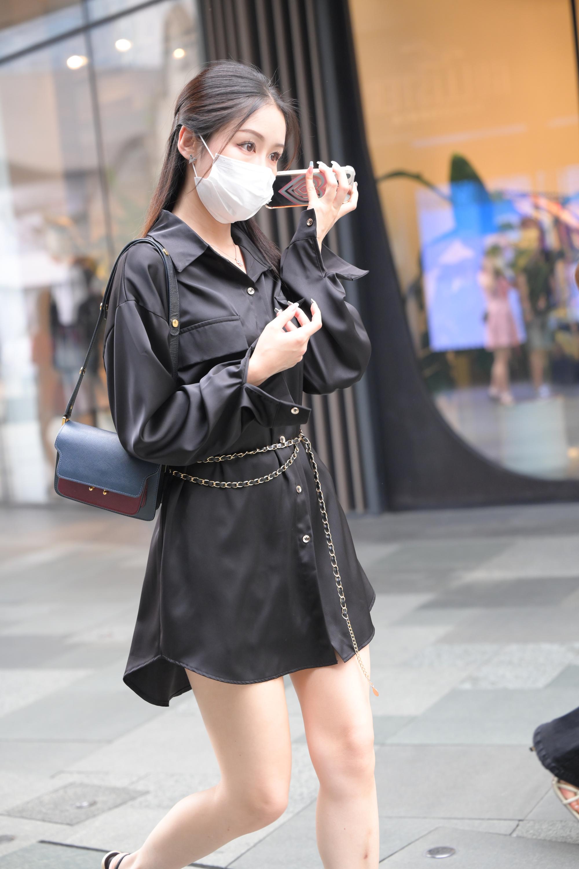 No.11053 黑色衬衫裙 [128P2V-2.27GB]